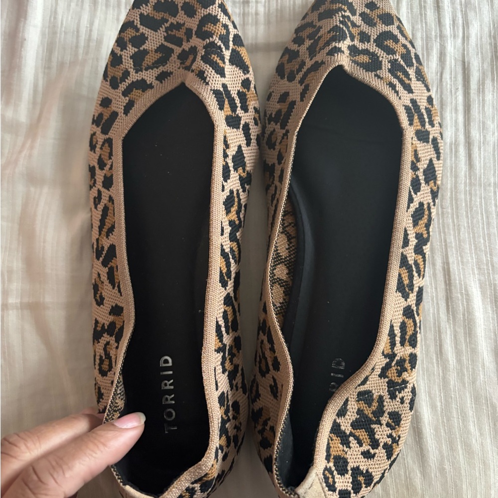 Torrid Leopard Print Knit Women's Flats